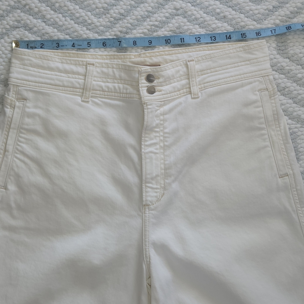 Joe's Jeans The Allana High Rise Wide Leg Jeans In Milk - Picture 10 of 12
